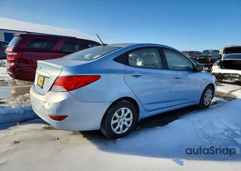 2014 Hyundai Accent Gls z USA, uszkodzony, nr VIN KMHCT4AE4EU616740